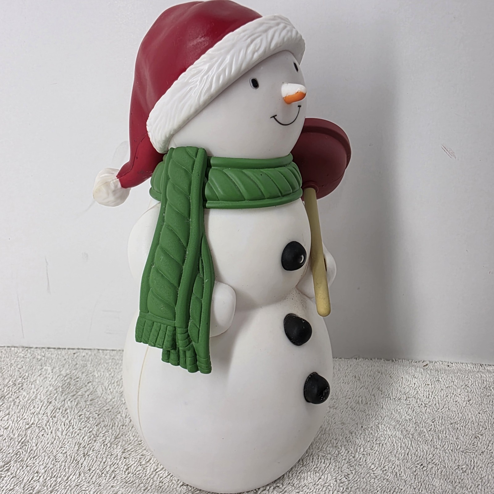 Hallmark Animated Singing Talking Jolly In The John Snowman Bathroom VIDEO Item image 3