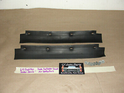 64 Cadillac Deville DASH DEFROSTER DUCT AIR DEFLECTORS WITH MOUNTING SCREWS - $39.59