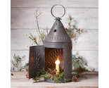 LARGE 27-Inch Punched Tin Blacksmith&#39;s Lantern with Chisel USA Handmade - £167.79 GBP