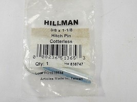 HILLMAN COTTERLESS HITCH PIN 3/8&quot; X 1-1/8&quot; NEW SEALED - £3.88 GBP