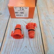 2x Dorman 097826CD For Ford Bronco Escape Explorer Orange Plastic Oil Dr... - $435.99 MXN