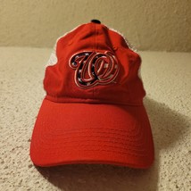 Y2K MLB Washington Nationals Baseball Red Hat Headwear 2000s OS Melonwear - £13.09 GBP