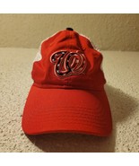 Y2K MLB Washington Nationals Baseball Red Hat Headwear 2000s OS Melonwear - £13.14 GBP