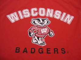 NCAA Wisconsin Badgers College University Sports Polyester Sleeveless T Shirt XL - $19.65