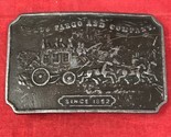 NAPOLEON EMPEREOR Wells Fargo&amp; Co Belt Buckle E-36 Silver Brass Since 18... - $19.75