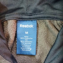 Reebok RN#104141 Men's Hoodie Gray Long Sleeve Drawstring Pullover Sweatshirt M image 4