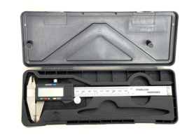 Digital Caliper 6&quot; Stainless Hardened 0-to-150mm + Plastic Case - $24.74