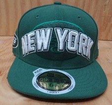 New Era 59/50 New York Jets Ball Cap - Kids Sizes 6 3/4 - £15.93 GBP