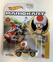 NEW Mattel HDB35 Hot Wheels Mario Kart 1:64 TOAD Mach 8 Diecast Car - £10.52 GBP