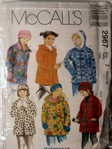 Pattern 2967 Child's Fleece Jackets sz Med-Lg, 7-8 or 10-12 - $5.99
