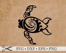 Tribal Turtle Svg File, Turtle Doodle Svg Dxf, Eps, Png Files, Digita I Download  - £1.99 GBP