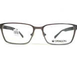 Dragon Eyeglasses Frames DR162 072 Benny Gunmetal Matte Grey 53-16-140 - $79.19