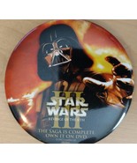 Star Wars Episode III Revenge of Sith 3 ROTS Promo Darth Vader Button Pi... - $32.44 CAD