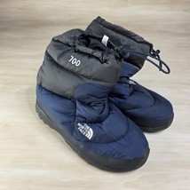 The North Face MEN&#39;S NUPTSE BOOTIE 700 Goose Down Blue Gray Size 12 - $1,480.57 MXN