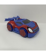 Spiderman Marvels Hasbro Web-Crawler Car Blue Red Spidey Vehicle 2021 - £8.26 GBP