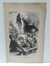 old engraving print extracted book 1893 Le Bon Petit Diable, chacun ... - £22.57 GBP