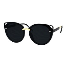 Designer Fashion Womens Sunglasses Round Cateye Frame UV 400 - £14.09 GBP
