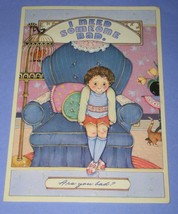 Sheila Donnelly Naughty Naughty Greeting Card Vintage Someone Bad Scrapbooking** - £11.94 GBP