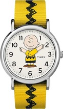 Timex Weekender 38mm Silver Stainless Steel Case with Yellow Nylon Strap... - $1,184.07 MXN