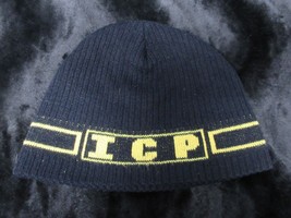 Psychopathic Records Insane Clown Posse ICP Knit Beanie Black and Yellow - £34.70 GBP