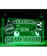 Welcome to the Game Room Illuminated Led Neon Sign, Home Decor Glowing, ... - £20.77 GBP+