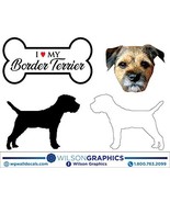 Border Terrier - Dog Breed Decals (Set of 16) - Sizes in Description - $14.95