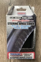 Universal DIY Truck Steering Wheel Cover Genuine Leather 16-18 in. XL. O... - $14.84