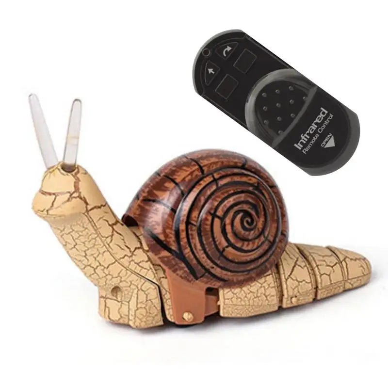 Snails Car Toy Animal Toys Electronic RC Snail Remote Control Kids Fake Snail - £18.35 GBP+