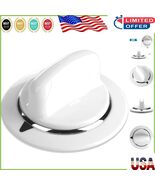White Timer Knob for GE and Hotpoint Dryers - Metal Ring Replacement Part - $15.98