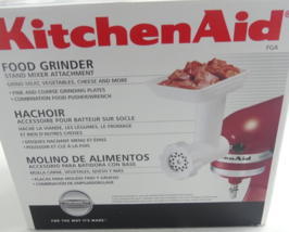 KitchenAid Food Grinder Stand Mixer Attachment Meat FGA NEW NIB - £19.09 GBP