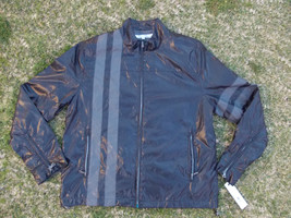 Kenneth Cole Black long sleeve jacket Black Gray Kenneth Cole polyester jacket L - £21.16 GBP