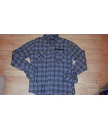 Brown plaid long sleeve button down shirt casual long sleeve button up t... - £3.23 GBP