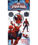Marvel Avengers Spider Man Temporary Tattoos MARVEL COMICS LARGE TATTOOS... - £3.06 GBP
