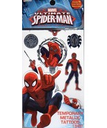 Marvel Avengers Spider Man Temporary Tattoos MARVEL COMICS LARGE TATTOOS... - $3.92