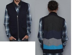 Mens blue sleeveless vest by HOT AIR Mens sleeve less cotton nylon vest NWT - $19.99