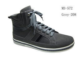 Mens High Top Boots Gray high top casual sneaker shoe boot by D.ALDO 8.5-13 NEW - £27.87 GBP
