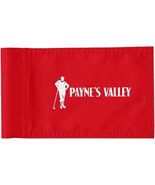 PAYNE’S VALLEY GOLF CLUB GOLF PIN FLAG PGA TOUR Regulation Tube Flag 20X13 - $28.15 CAD