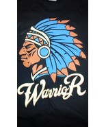 Black Indian Warrior short sleeve Tee shirt  WARRIOR short sleeve T- shi... - £5.48 GBP