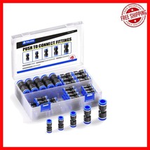 Versatile Air Line Fittings Set - 50 Quick Release Plastic Connectors (6... - $495.41 MXN