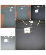 Mens Navy Blue polo shirt short sleeve cotton blend short sleeve polo sh... - £10.97 GBP