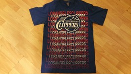 Los Angeles Clippers Blue Short Sleeve Jersey T Shirt Unk La Clipper T Shirt Sm - £12.64 GBP