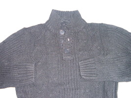 Mens gray long sleeve sweater by Johnny J Dark gray long sleeve sweater ... - £17.93 GBP
