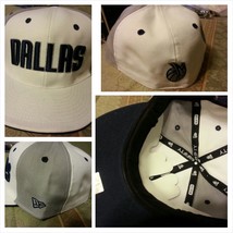 New Era 59FIFTY NBA Dallas Mavericks white blue gray fitted cap hat 7 7/8 NWT - $22.54