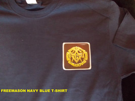 Blue Mason Masonic Freemason short sleeve T shirt Freemasonry short sleeve Tee - £12.53 GBP