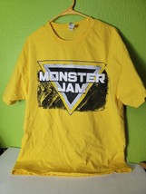 Monster Jam Spellout Shirt Slim Fit XL Yellow Alstyle Monster Truck Tee ... - £16.93 GBP