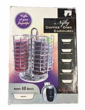 Nifty Solutions T-Discs Pod Carousel Holder Coffee Storage Organizer 40 ... - £15.59 GBP