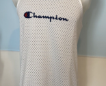 Champion White Mesh with Gray Lining Racerback Athletic Top, Women&#39;s Size M - $14.24