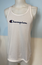 Champion White Mesh with Gray Lining Racerback Athletic Top, Women&#39;s Size M - £11.17 GBP