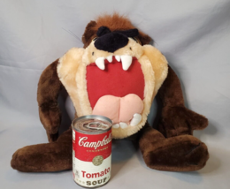 Looney Tunes Tazmanian Devil Plush Ace Novelty Co Stuffed Animal 14in 1995 - £10.04 GBP