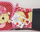 2pc NEOPRENE SET: 1 OVEN MITT &amp; POT HOLDER,DISNEY,WINNIE THE POOH,LOVE T... - $12.86